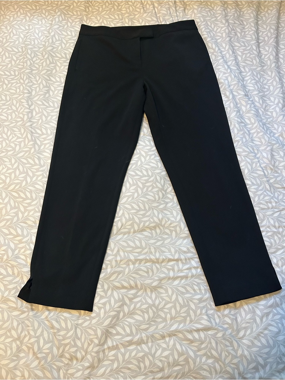 DKNY Black Men's Straight Dress Pants